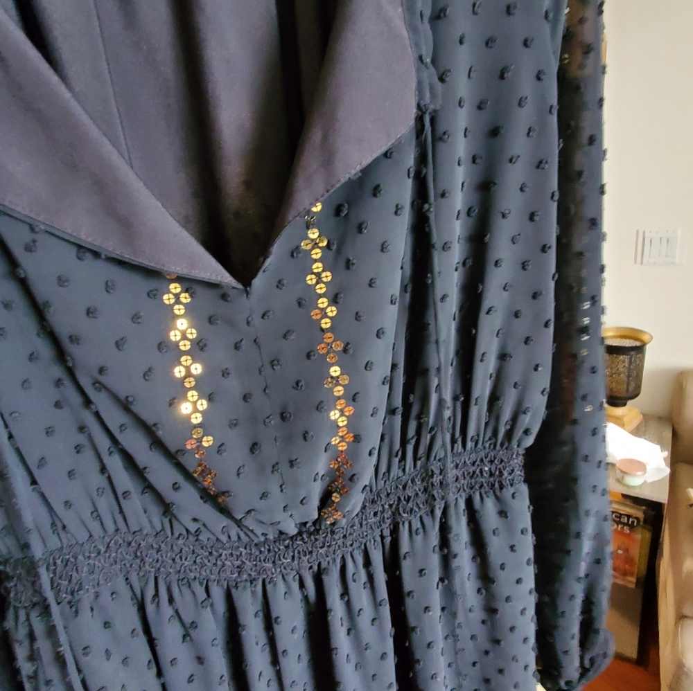 Maxi dress with sequin details